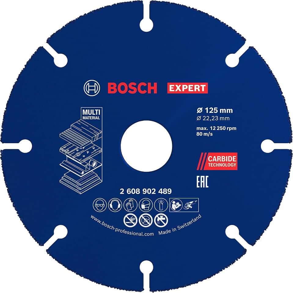 Bosch 1x EXPERT Multi Material Carbide-Trennscheibe, 125 נ22,23 mm