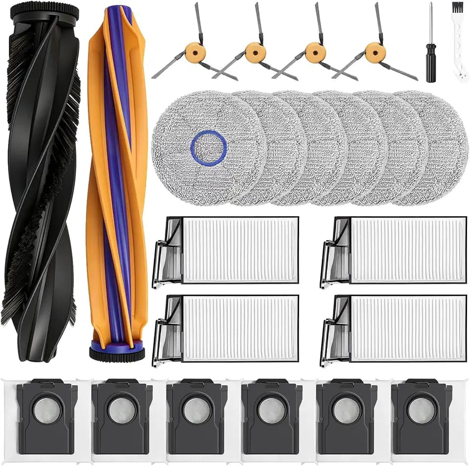 24 Stück Zubehör für Dreame X60 Max Ultra Complete / X60 Ultra Staubsauger