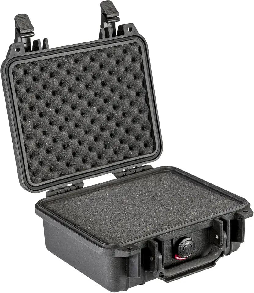 Pelican 1200 Case With Foam (Black)