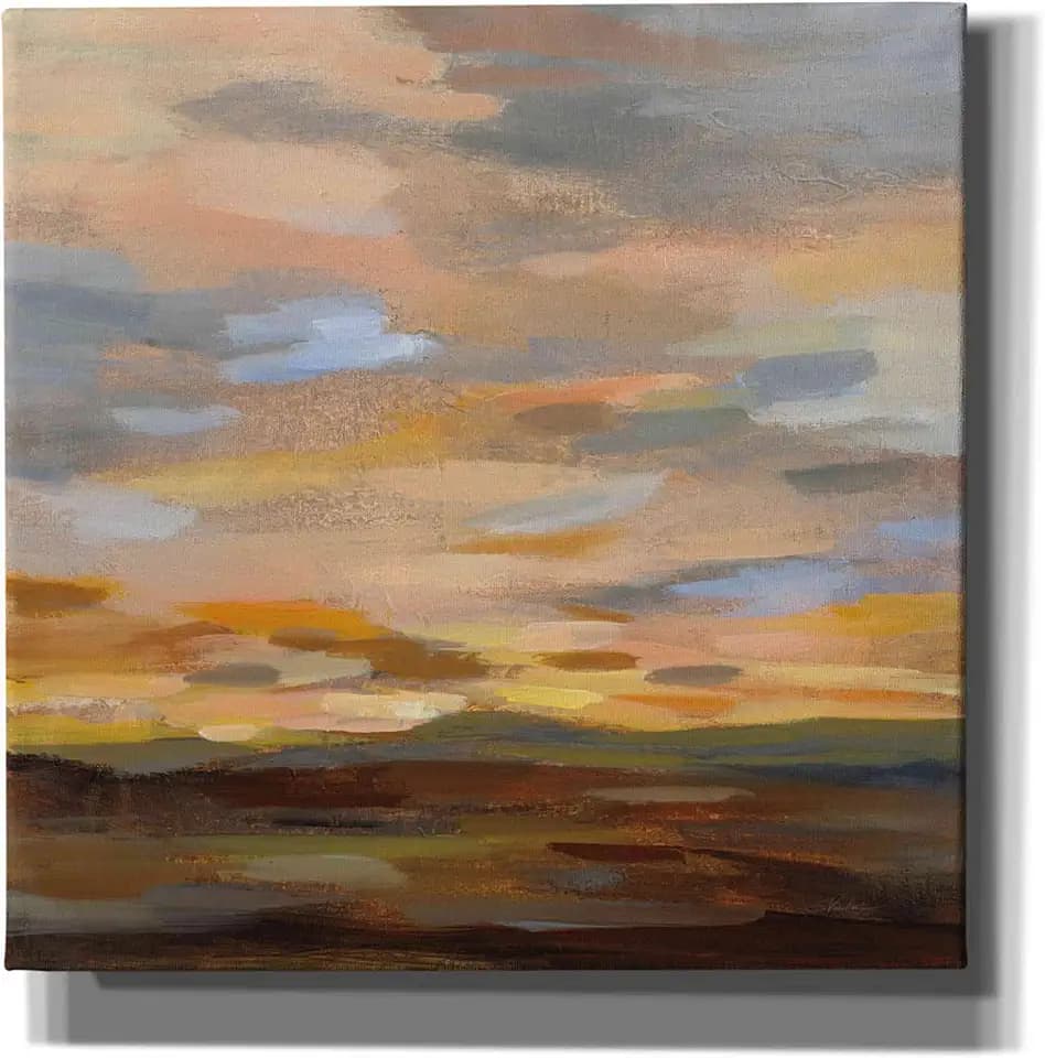 Epic Graffiti 'High Desert Sky III' by Silvia Vassileva, Canvas Wall Art, 37"x37"