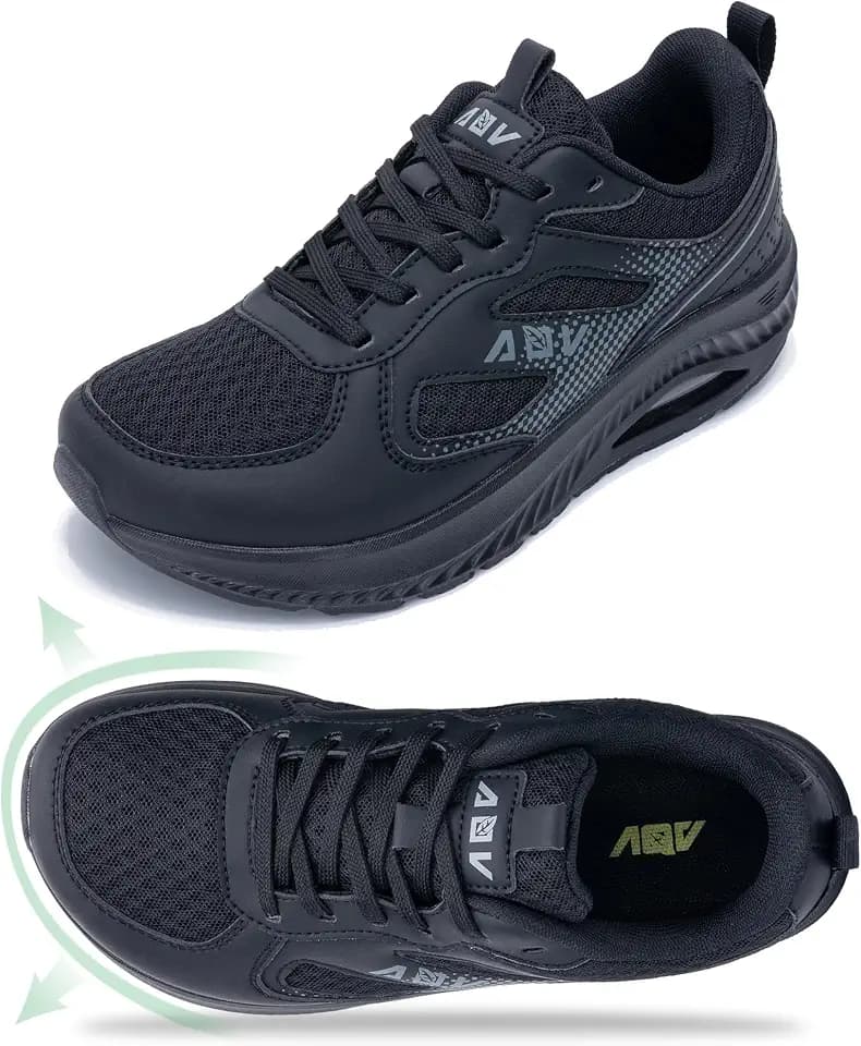 Women Wide Arch Support Walking Shoes Plantar Fasciitis Orthotic Sneakers