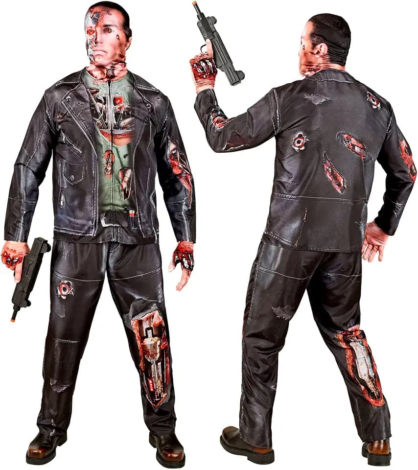 W WIDMANN MILANO Party Fashion - Cyborg Kostüm für Erwachsene