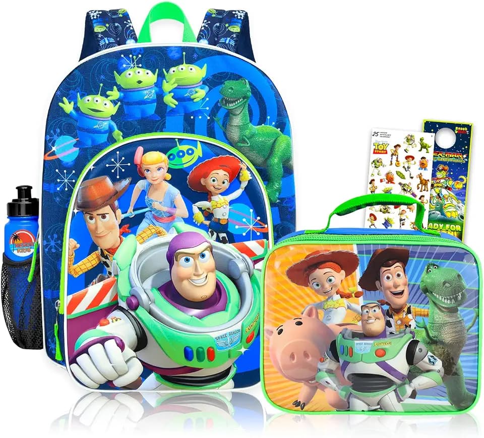 Disney Toy Story Backpack and Lunch Box Set for School Bundle + More