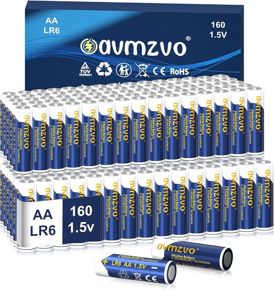AA Batterien,160 stück LR6 Batteries Alkaline,1.5V,langlebige Power