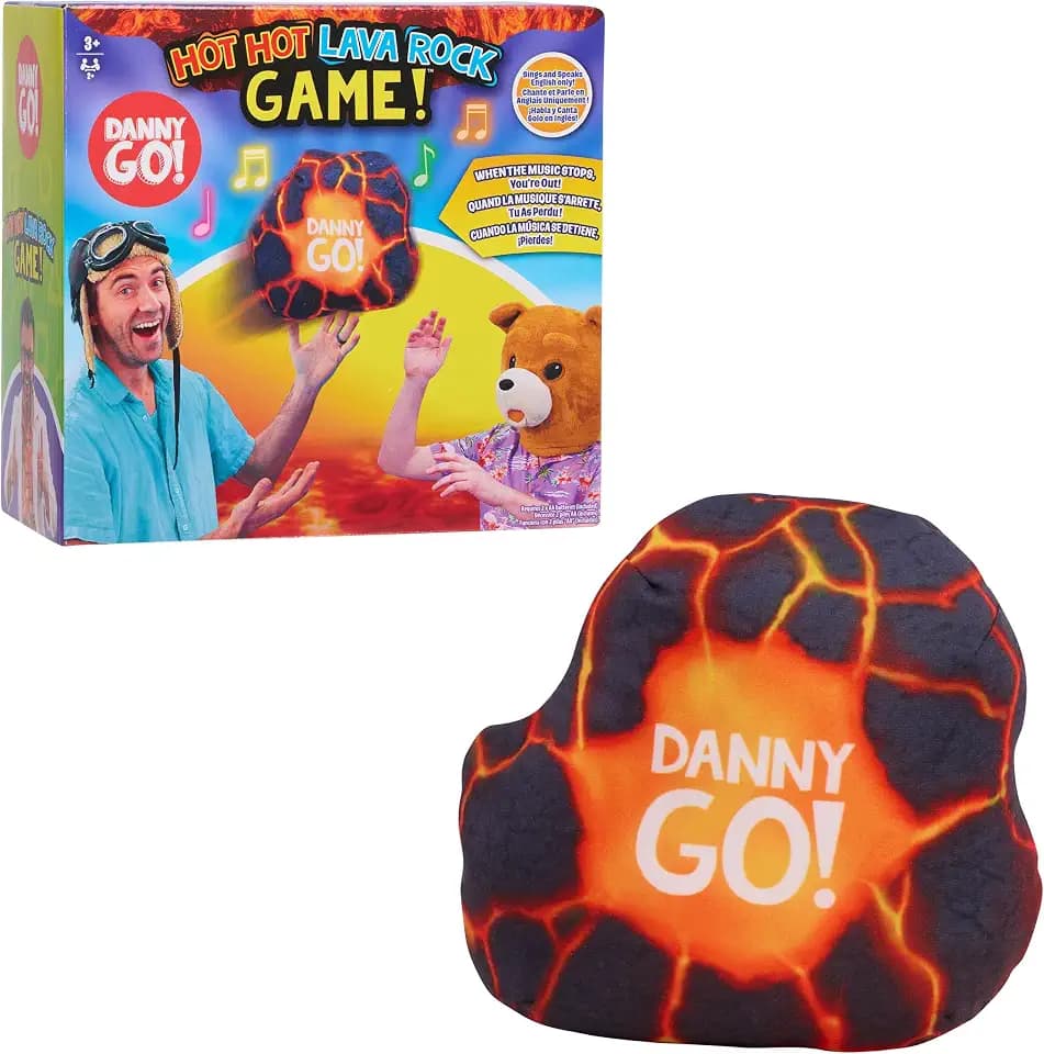 Danny Go! Hot Hot Lava Rock Game, Interactive Toss Game with Lights and Music