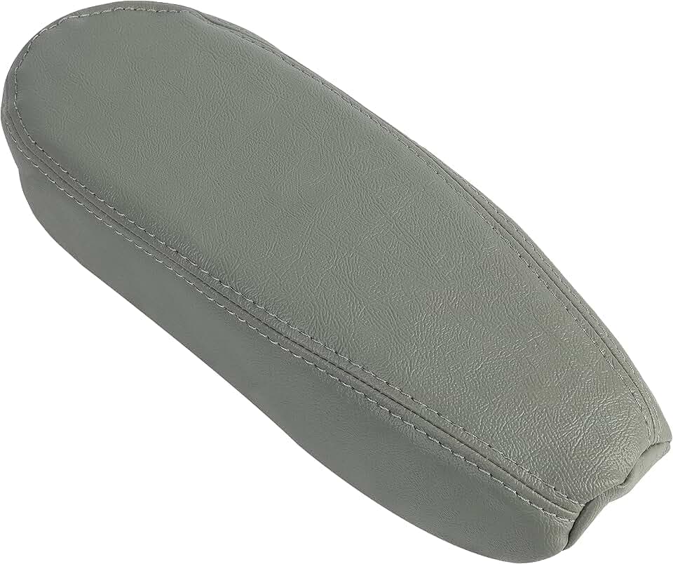 HECASA Armrest Cover Compatible with Tahoe C/K1500/2500 Suburban Leather