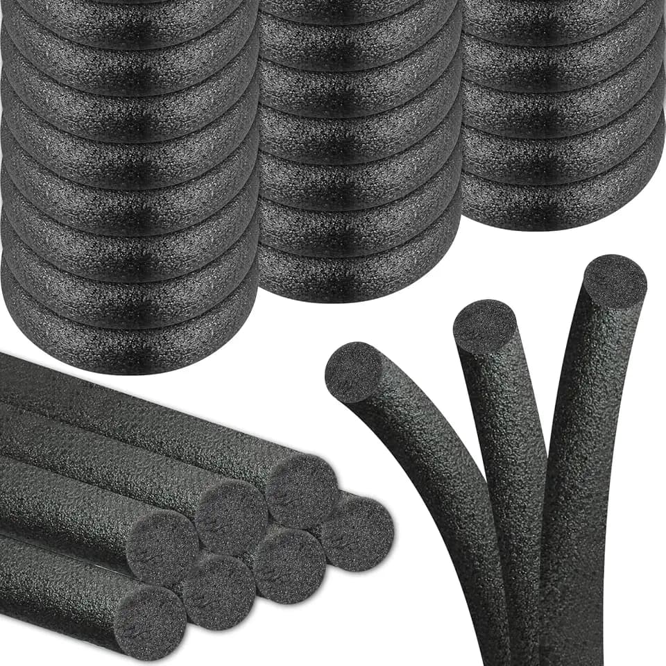 Foam Backer Rod for Gaps Concrete Crack Filler Joints Foam Gap Filler Caulk Saver Backing Rod Filler Rope Concrete Joint Filler (1/2 Inch x 100 Feet)
