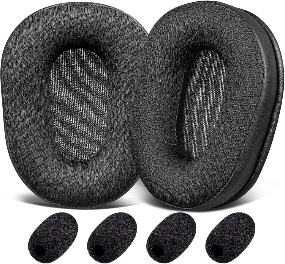SOULWIT Mesh Earpads for BlueParrott B450/S450 - Black