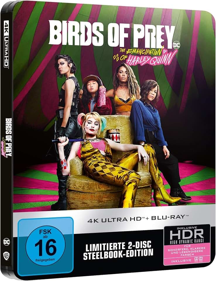 Birds of Prey: The Emancipation of Harley Quinn 4K UHD Steelbook [Limited Edition] [Blu-ray]