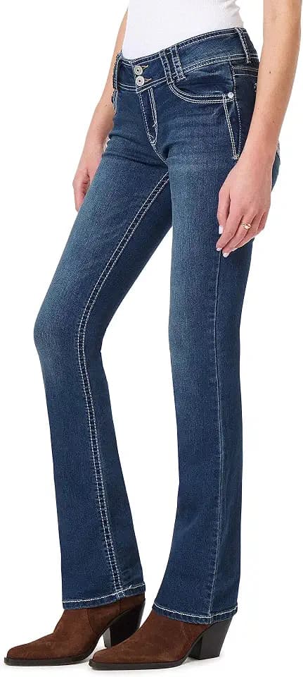 WallFlower Luscious Curvy Bootcut Jeans for Women, Sizes 0-24