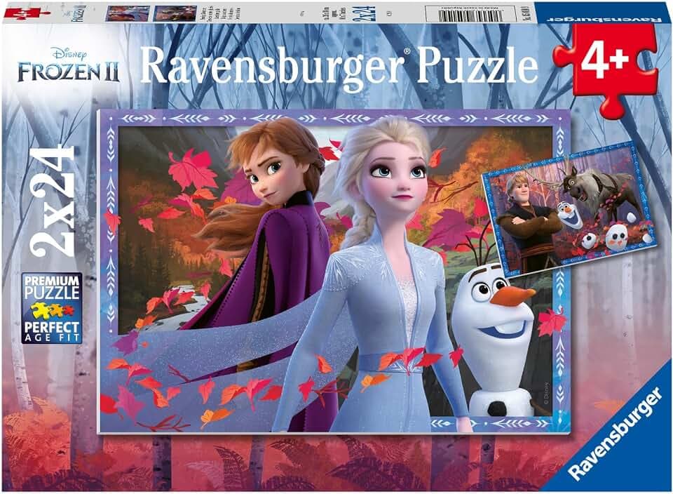 Ravensburger Puzzle Disney Die Eiskönigin 2 Frostige Abenteuer - 2x24 Teile