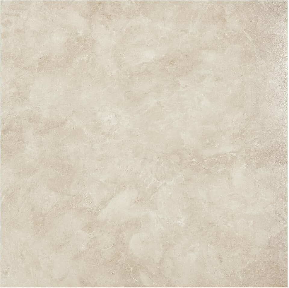 Tivoli Self Adhesive Vinyl Floor Tiles, 45 Tiles, 12 x 12 in, Peel & Stick