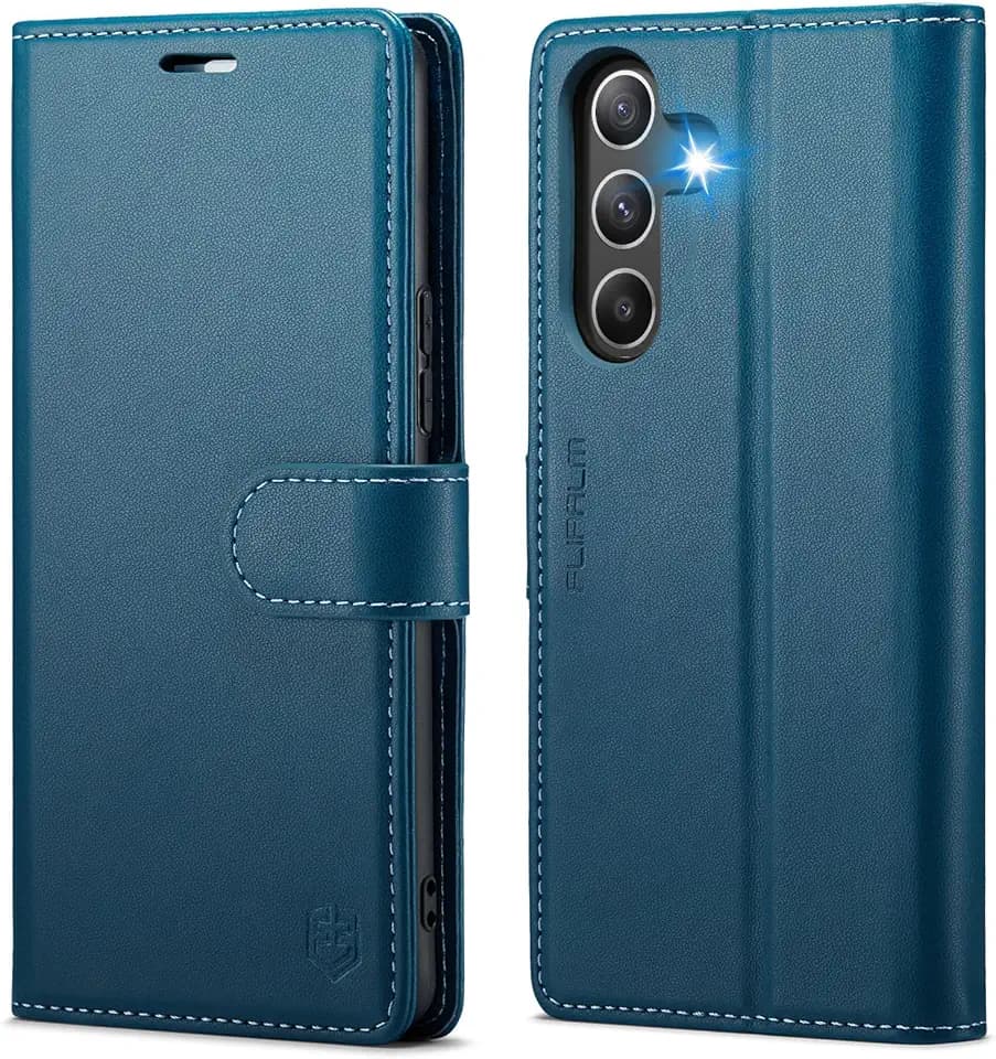 FLIPALM Wallet Case for Samsung Galaxy A36 5G, Blue