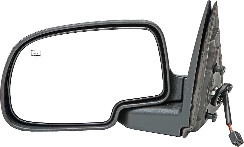 Dorman 955-1803 Driver Side Power Door Mirror - Heated / Folding Compatible with Select Cadillac / Chevrolet / GMC Models, Black