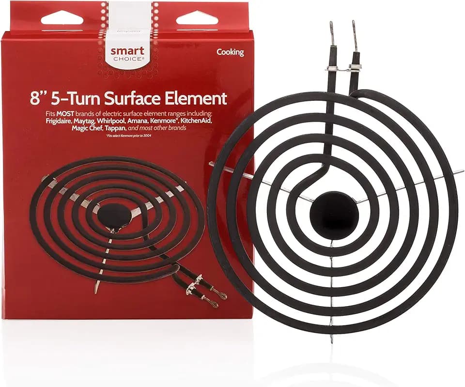 Smart Choice 8-Inch 5-Turn Electric Stove Burner Surface Element