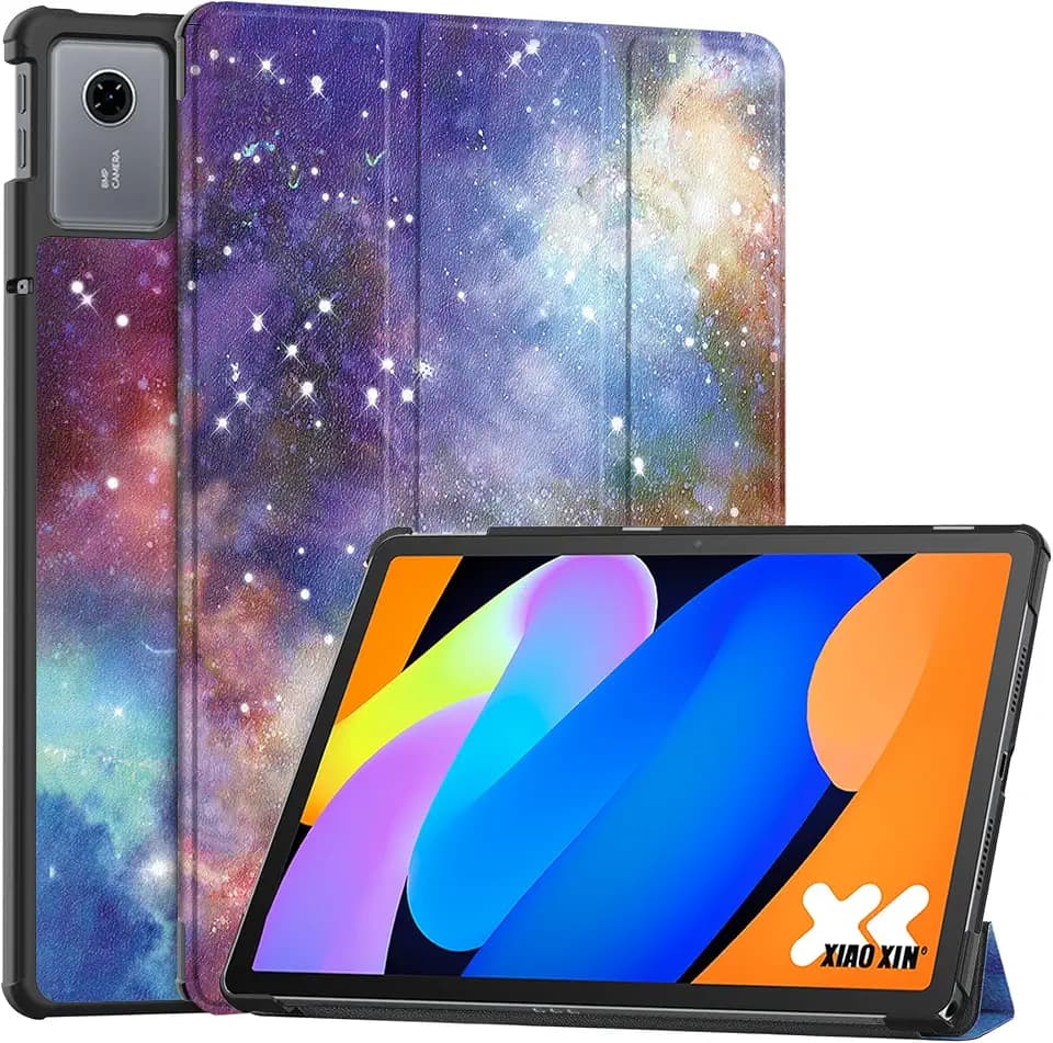 Smart Case for Lenovo Tab Idea 11 / Lenovo Xiaoxin Pad 11 Case, Ratesell Lightweight Trifold Stand Smart Case Cover with Auto Wake/Sleep for Lenovo Tab Idea 11 2025 Outer Space