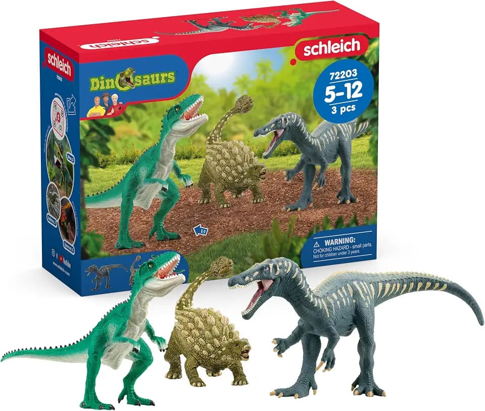 Schleich Dinosaurs | Angriff des Dino Trios 72203 | ab 3 Jahren