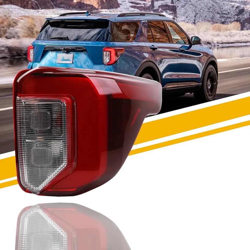 Dasbecan LED Tail Light Assembly Compatible with Ford Explorer 2020-2024