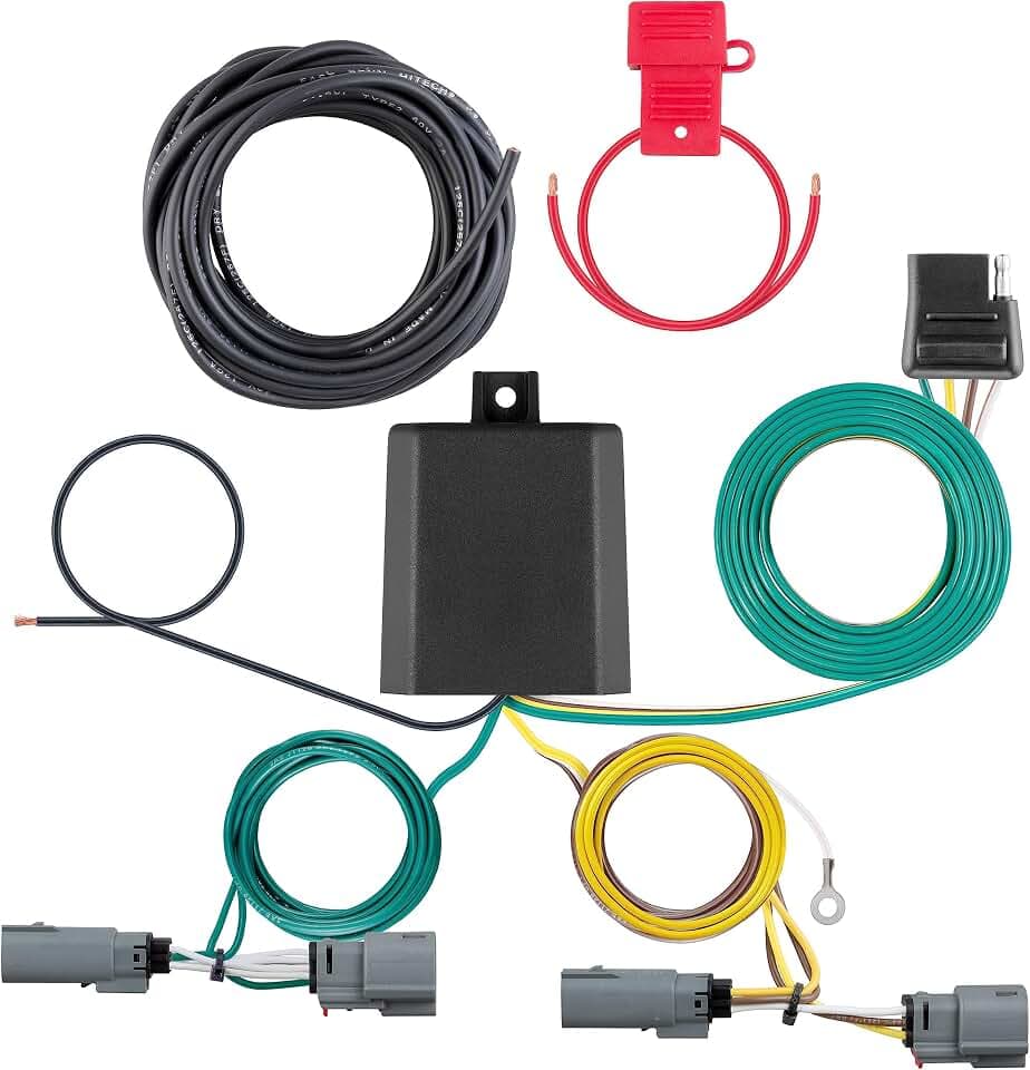 CURT 56477 Vehicle-Side Custom 4-Pin Trailer Wiring Harness, Compatible with Select Maverick