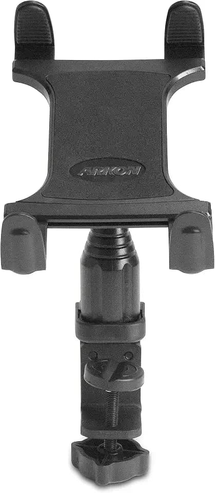ARKON Heavy Duty Table Desk Tablet Mount with 4 inch Arm and C Clamp Base for