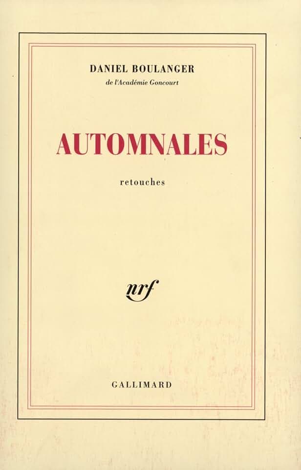 Automnales: Retouches