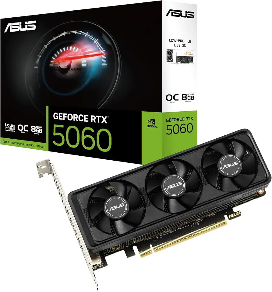 ASUS GeForce RTX 5060 LP BRK 8GB GDDR7 OC Edition Graphics Card