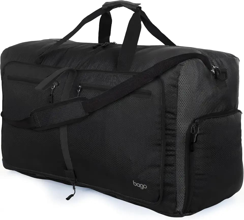 Bago Travel Duffle Bag for Women & Men. Duffel Bag for Traveling & Camping