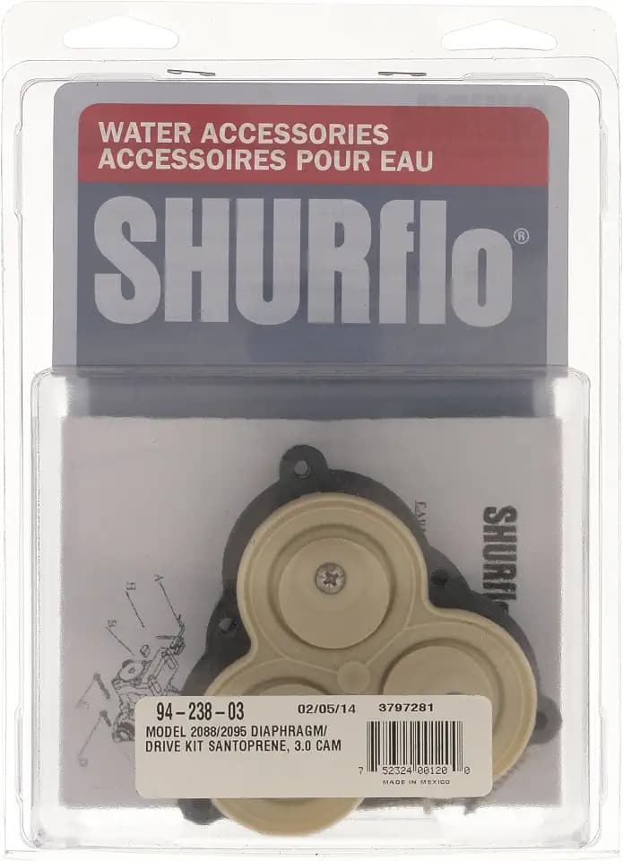 Shurflo by Pentair Lower Housing Replacement Kit - 3.0 CAM