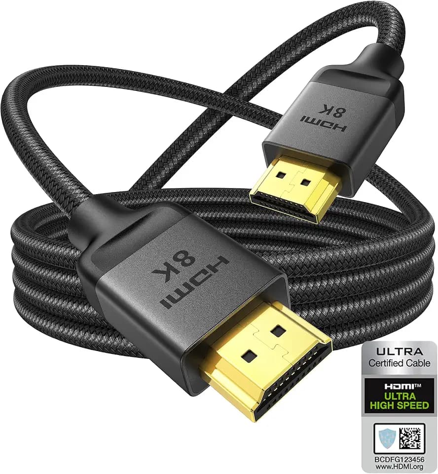 Silkland Certified 10K 8K 10FT HDMI 2.1 Cable 48Gbps HDR, Ultra High Speed