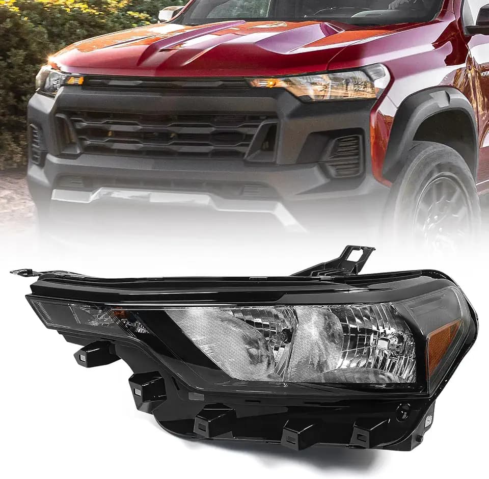 Huray Left Headlight for Chevy Colorado 2023 2024 2025 Driver Side