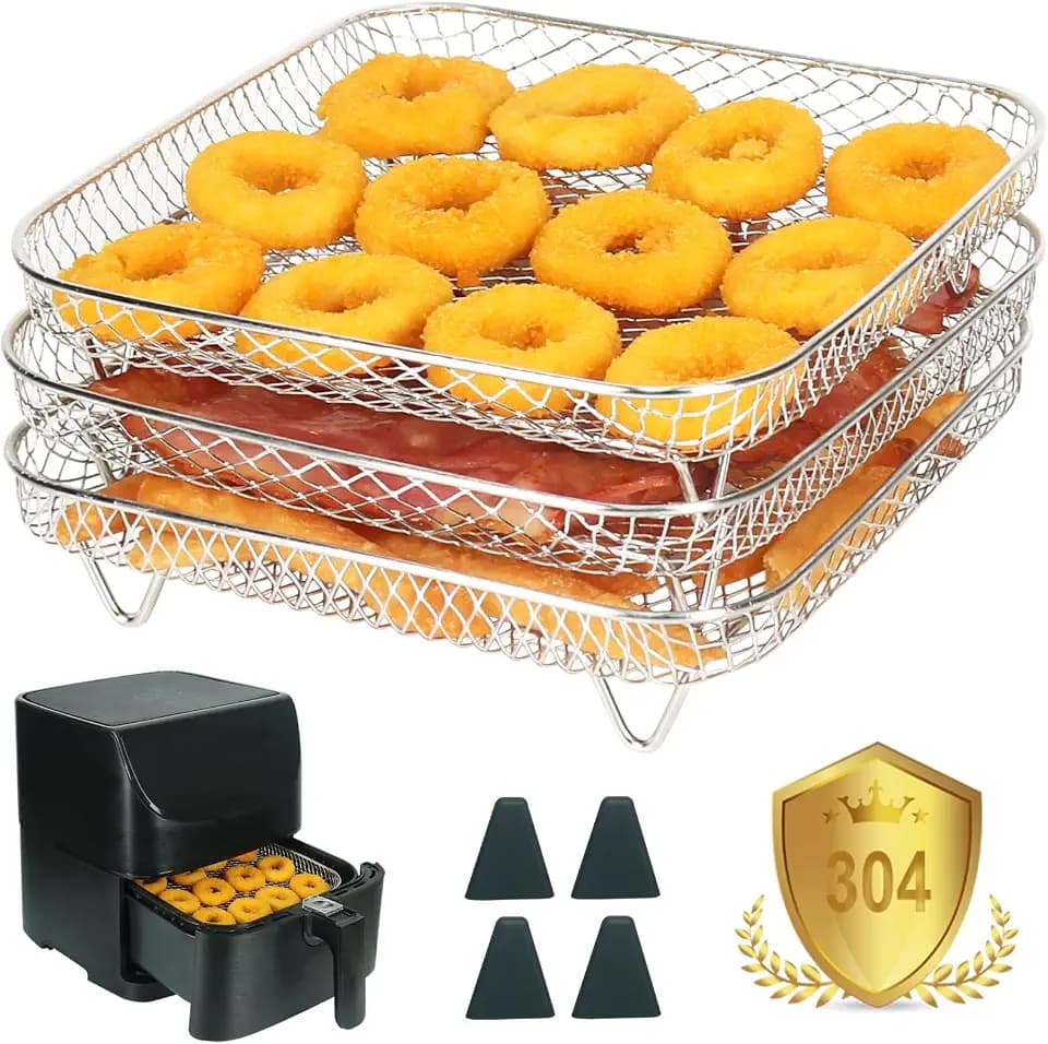 YQL Airfryer Zubehör für COSORI/Ninja Max Pro 6,2L/Russell Hobbs XXL 8L