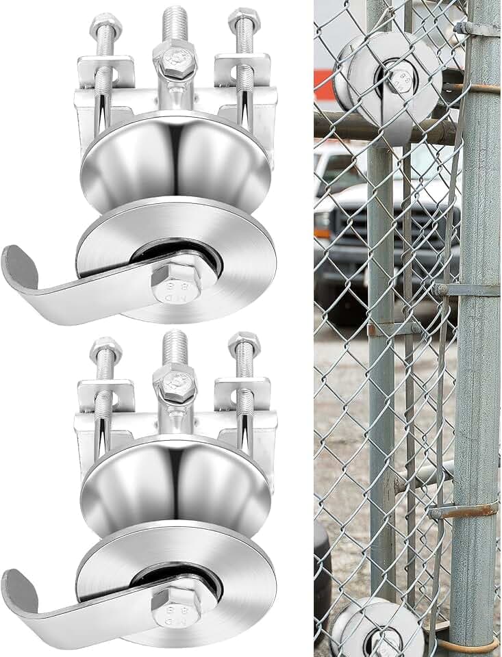 MorningRo 2 Pack Sliding Gate Rollers, Heavy Duty Rear Pipe Track Wheels