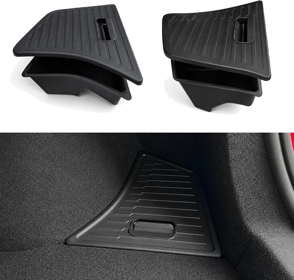 zorik Trunk Side Storage Bins for 2024-2026 Tesla Model 3 Highland