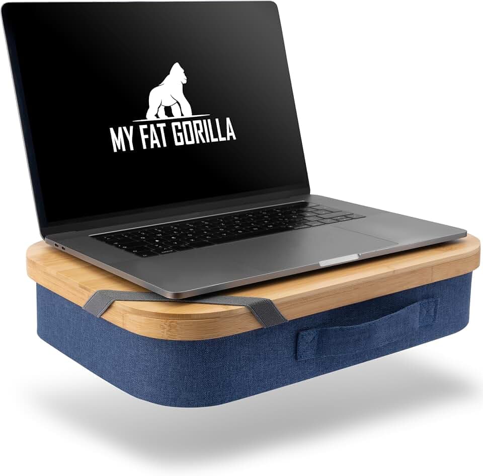 Laptopkissen - Knietablett mit Kissen - Laptop Unterlage Schoß - Lapdesks