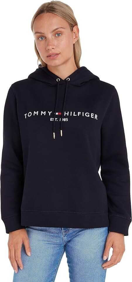Tommy Hilfiger Damen Hoodie Heritage mit Kapuze