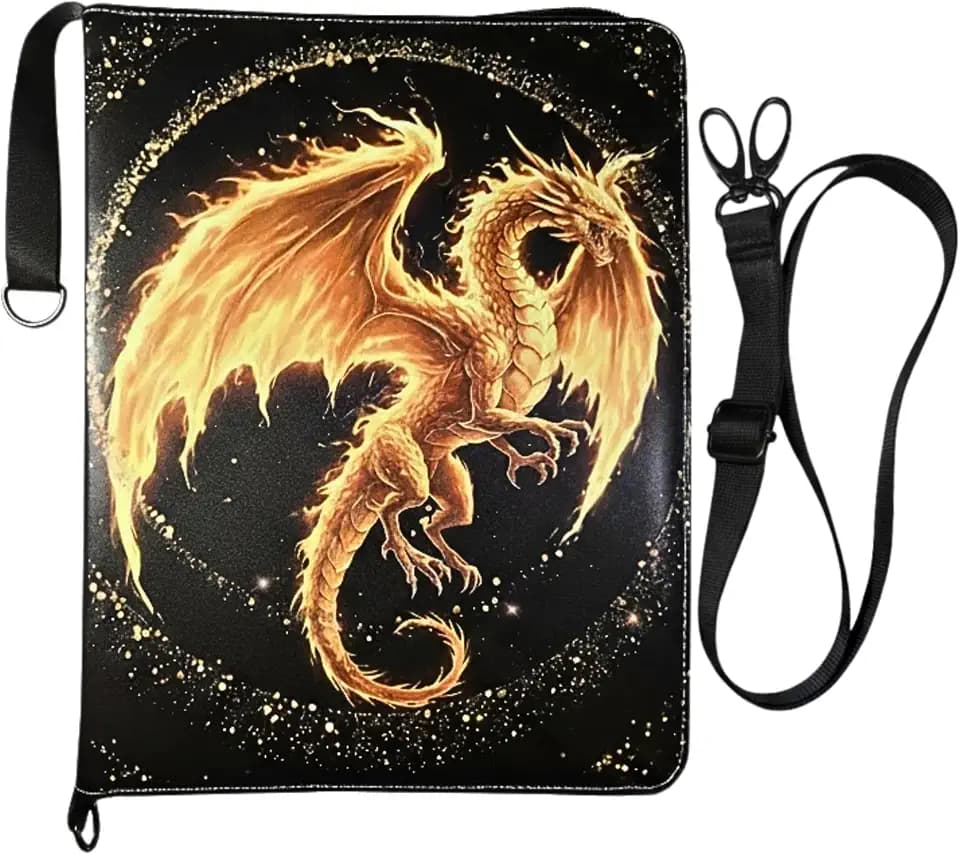 Trading Card Binder 9 Pocket with 50 Removable Sleeves, 900 Pockets Trading Card Book for CCG, TCG, MTG, and Sports Card Storage, Toy Gifts for Boys & Girls Aged 3-14