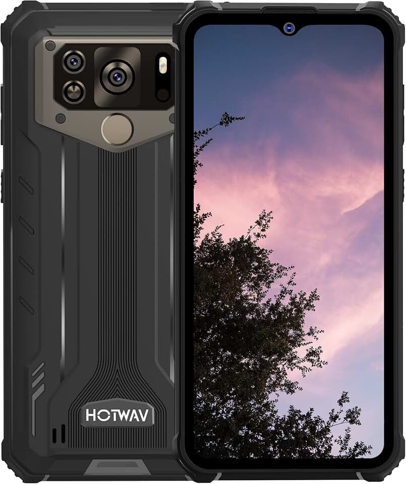 HOTWAV Cyber 17 Outdoor Handy 5G, 16GB+128GB/2TB 6200mAh 55W Schnellladung, Android 16
