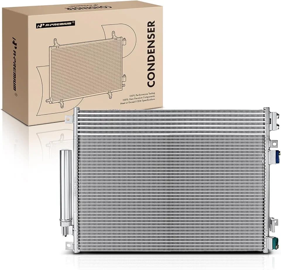 A-Premium Air Conditioning Condenser Compatible with Chrysler & Dodge