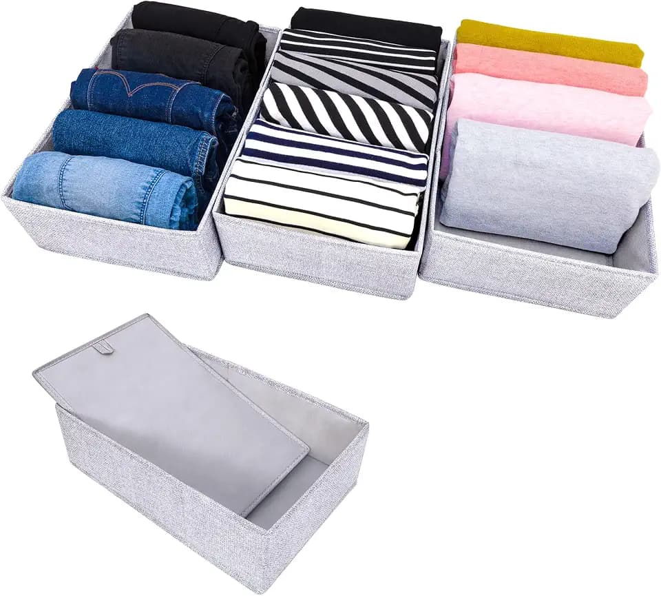 SIMPLE JOY® NORDLI Box passgenau Organizer für IKEA Schubladeneinsatz 3Fach