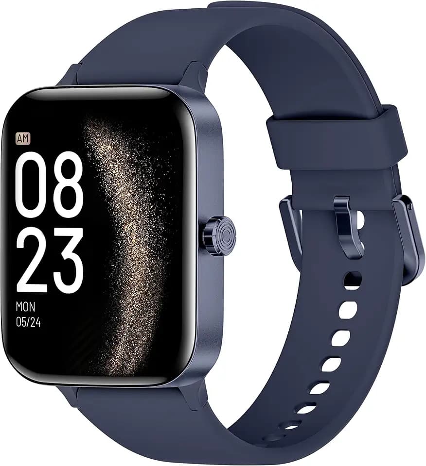 Smartwatch Damen Herren, 1.95" Zoll-Touchscreen Smart Watch mit Telefonfunktion 140+ Sportmodus Sportuhr, Wasserdichter Fitness Tracker mit Schlafüberwachung Herzfrequenz für Android iOS