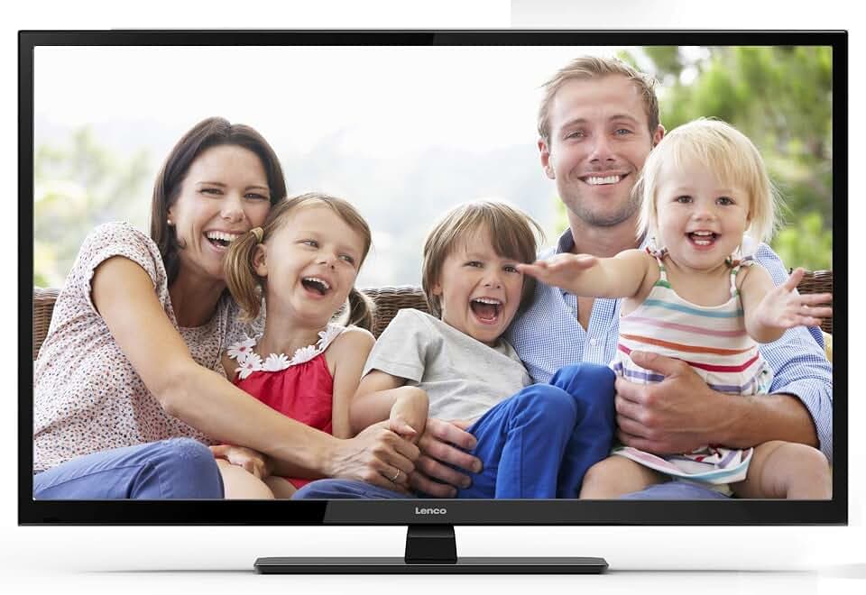 Lenco LED-2822 28 Zoll (71cm) LED-Fernseher - Triple-Tuner (DVB-T/T2/S2/C) - 12 Volt Kfz-Adapter - Mit HDMI, USB SCART und Cl+ Anschluss - Fernbedienung - Schwarz