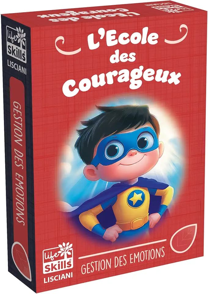 Lisciani – Life Skills – Mutige Kinder – 84 illustrierte Karten – Spiel zur Entwicklung des Selbstvertrauens von Kindern ab 4 Jahren – emotionale Aktivität – Angstmanagement – Persönliche Entwicklung