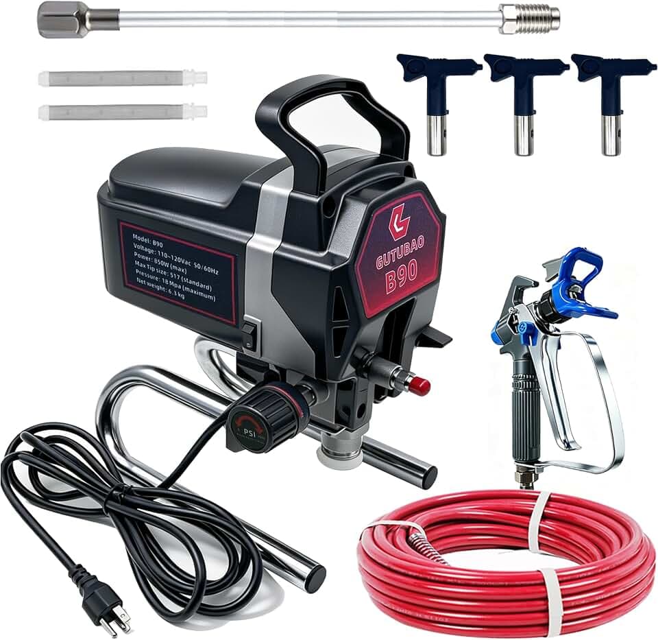 B90 Airless Paint Sprayer for House Painting & DIY Furniture