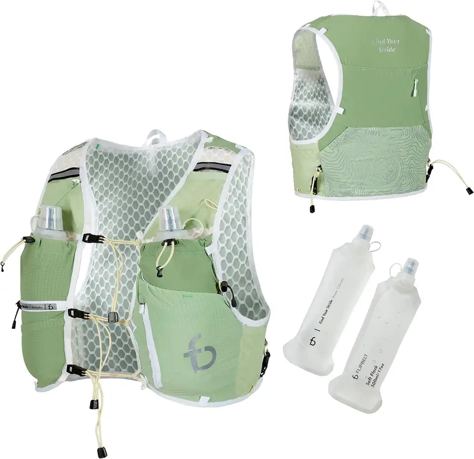 FlipBelt Tahoe Hydration Vest | Ultralight Trail Running Vest