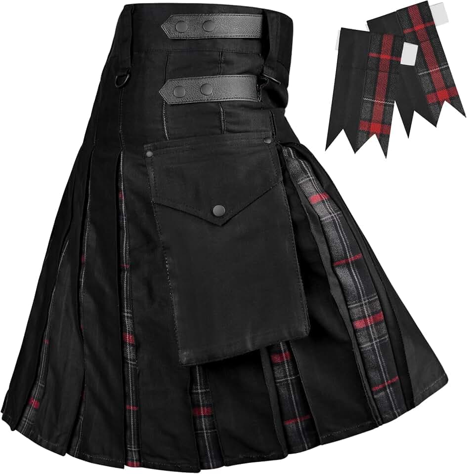 Herren Hybrid Kilt Kilt (1er Pack)