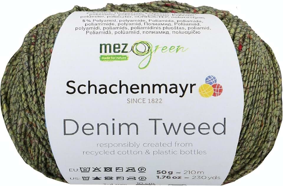Schachenmayr Denim Tweed, 50G apfel Handstrickgarne