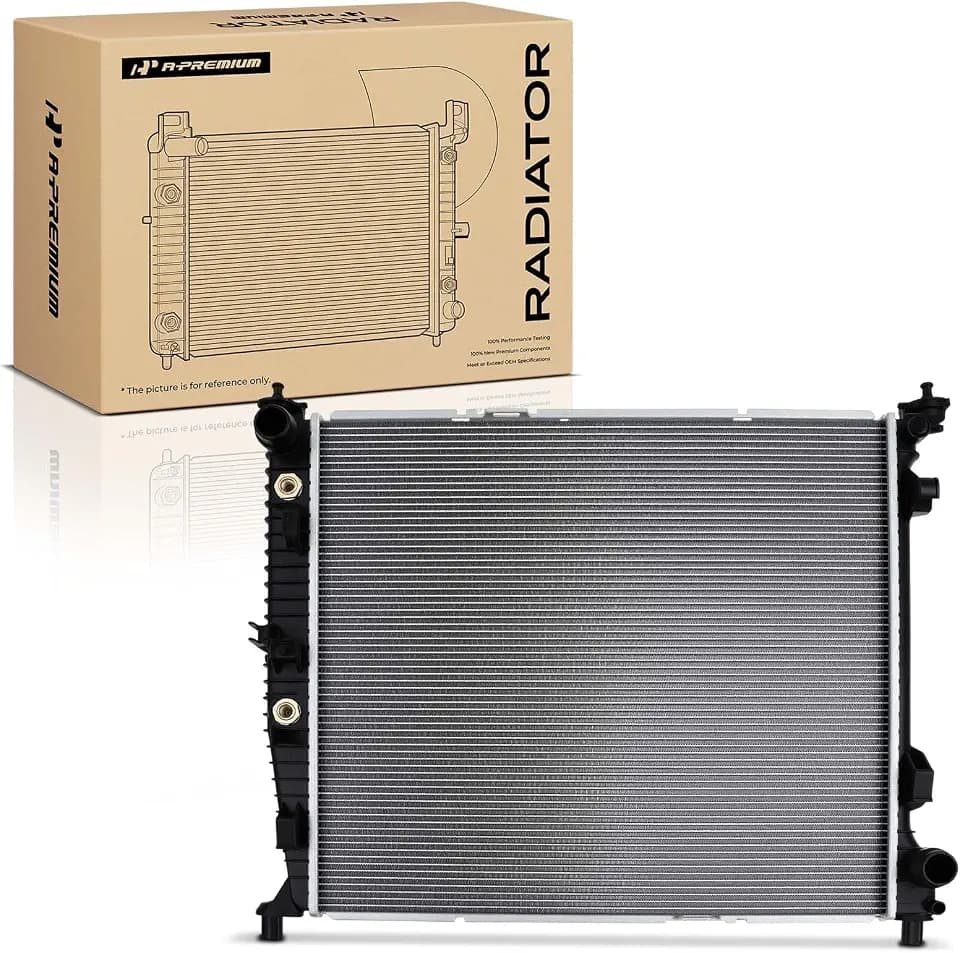 A-Premium Engine Coolant Radiator Assembly with Transmission Oil Cooler