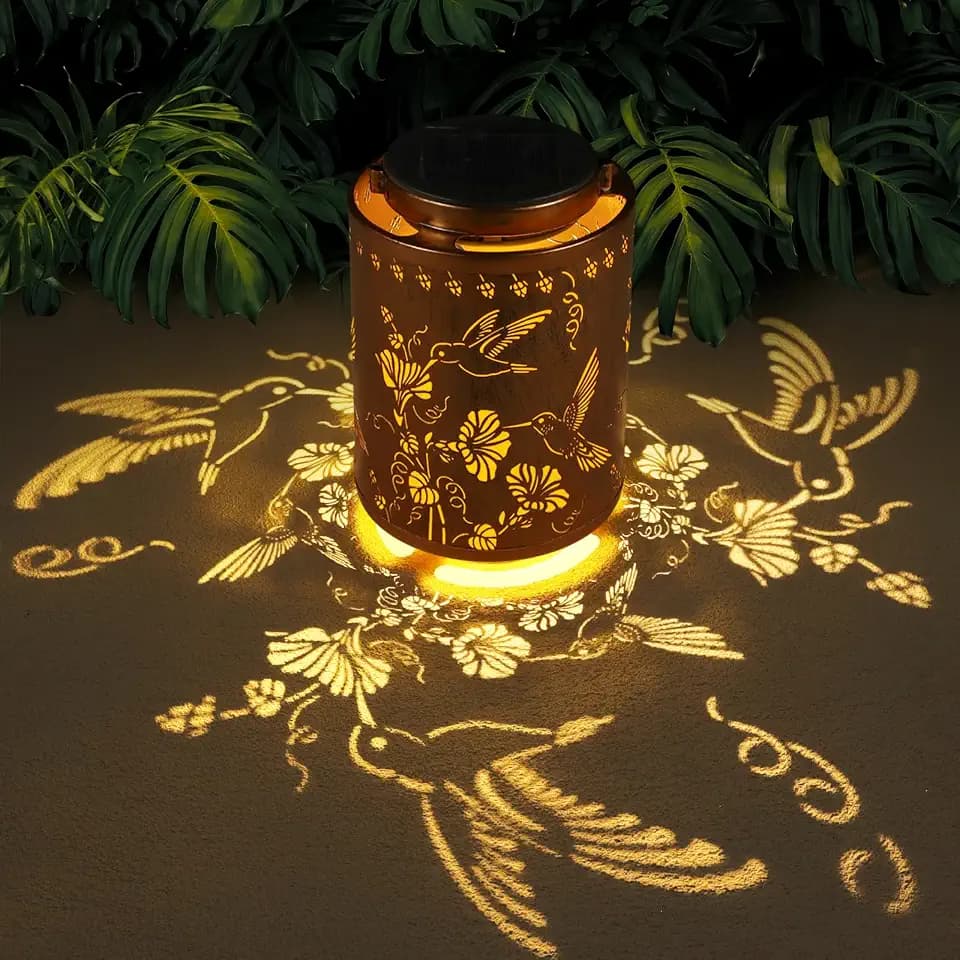 Solar Lantern Outdoor Waterproof Garden Decor Gifts for Women Mon