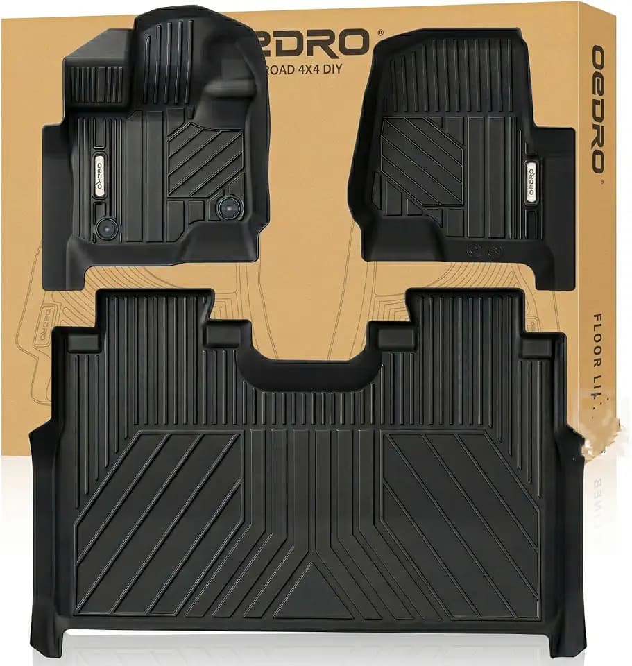 OEDRO Floor Mats Fit for 2015-2026 Ford F150 Super Crew Cab