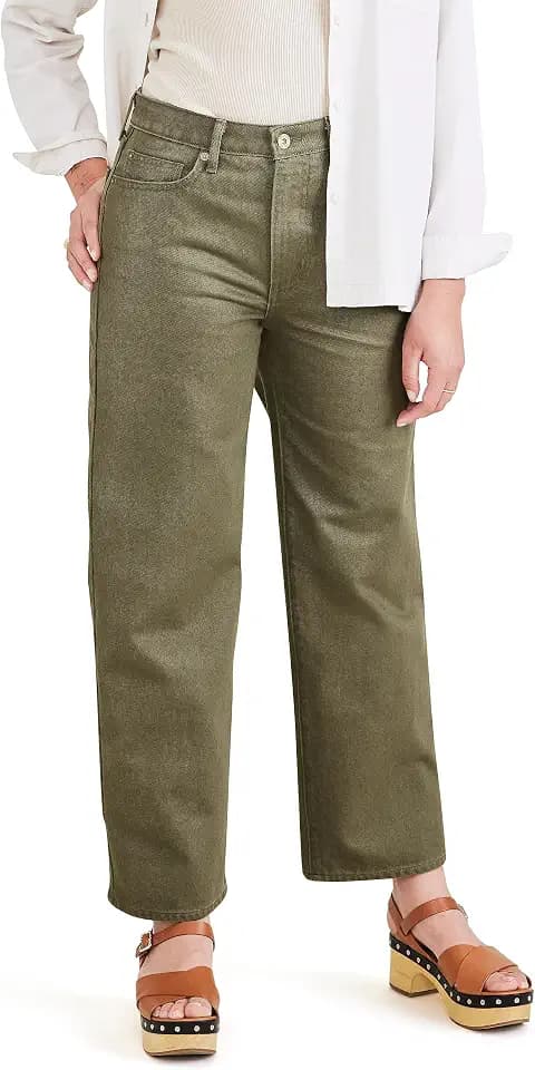 Dockers Women's High Straight Fit Jeancut Pant